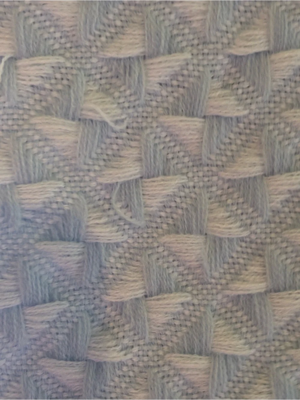 NOS Vintage Embroidered Baby Blanket JCPenney Satin Trim Vintage Shower Gift